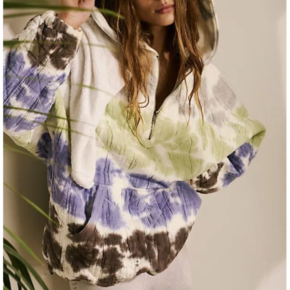 Trapped in Paradise pullover FP Movement Multicolor Tie-dye hoodie